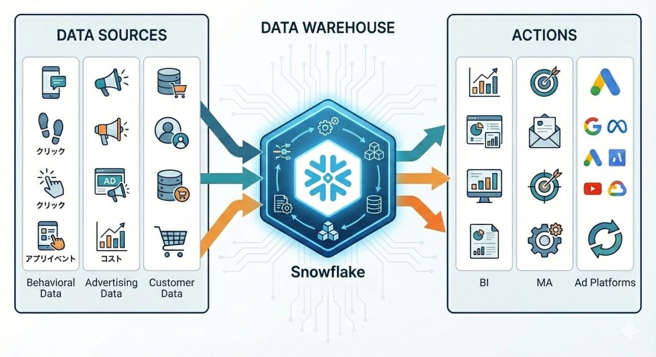 Snowflakeを中心にした全体像